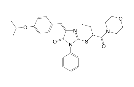 4H-imidazol-4-one, 3,5-dihydro-5-[[4-(1-methylethoxy)phenyl]methylene]-2-[[1-(4-morpholinylcarbonyl)propyl]thio]-3-