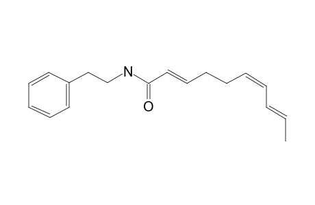 N-(2-Phenylethyl)(2E,6Z,8E)-decatrienamide