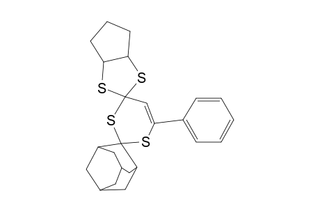 Dispiro[4H-cyclopenta-1,3-dithiole-2,4'-[4H-1,3]dithiin-2',2''-tricyclo[3.3.1.1(3,7)]decane], 3a,5,6,6a-tetrahydro-6'-phenyl-