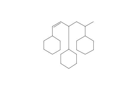 1,3,5-Tris(cyclohexyl)hex-1-ene