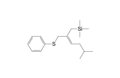 Silane, trimethyl[5-methyl-2-[(phenylthio)methyl]-2-hexenyl]-