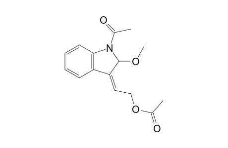 (Z)-2-(1-Acetyl-2-methoxyindolin-3-ylidene)ethyl acetate