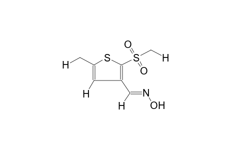 (E)-2-METHYLSULPHONYL-5-METHYL-3-(HYDROXYIMINOMETHYL)THIOPHENE