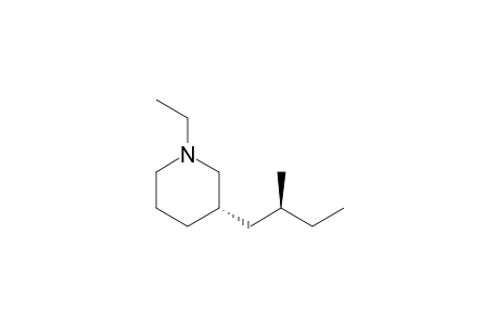 (2S,3S)-1-Ethyl-3-(2-methylbutyl)piperidine