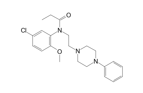 N-(5-Chloro-2-methoxy-phenyl)-N-[2-(4-phenyl-piperazin-1-yl)-ethyl]-propionamide