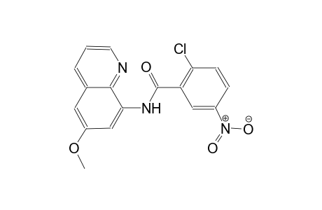benzamide, 2-chloro-N-(6-methoxy-8-quinolinyl)-5-nitro-