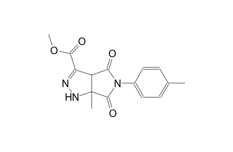 methyl 6a-methyl-5-(4-methylphenyl)-4,6-dioxo-1,3a,4,5,6,6a-hexahydropyrrolo[3,4-c]pyrazole-3-carboxylate