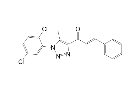 (E)-1-[1-(2,5-Dichlorophenyl)-5-methyl-1H-1,2,3-triazol-4-yl]-3-phenylprop-2-en-1-one