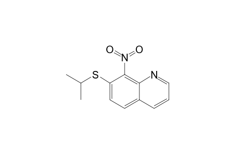 8-Nitro-7-(propan-2-ylthio)quinoline