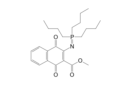 Methyl 2-(tri-n-butylphosphoranylideneamino)-1,4-naphthoquinone-3-carboxylate