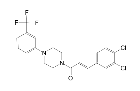 1-[(2E)-3-(3,4-dichlorophenyl)-2-propenoyl]-4-[3-(trifluoromethyl)phenyl]piperazine
