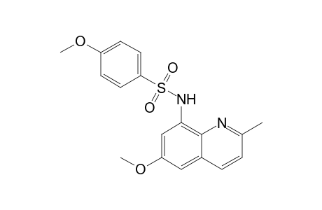 4-Methoxy-N-( 6'-methoxy-2'-methyl-8'-quinolyl)benzenesulfonamide