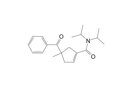 N,N-diisopropyl-4-benzoyl-4-methylcyclopent-1-enecarboxamide