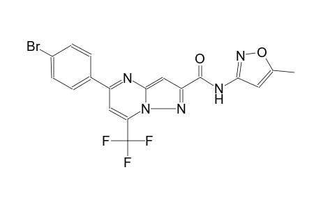 5-(4-bromophenyl)-N-(5-methyl-3-isoxazolyl)-7-(trifluoromethyl)pyrazolo[1,5-a]pyrimidine-2-carboxamide