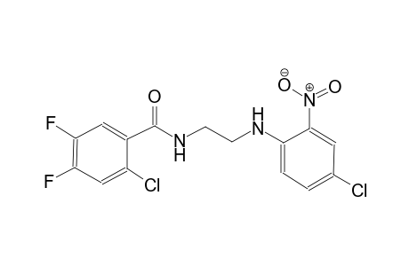 2-Chloro-N-[2-(4-chloro-2-nitro-phenylamino)-ethyl]-4,5-difluoro-benzamide