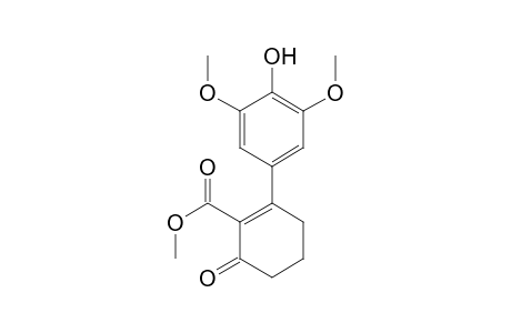 2-(3,5-Dimethoxy-4-hydroxyphenyl)-6-oxo-1-cyclohexen-1-carboxylic acid methyl ester