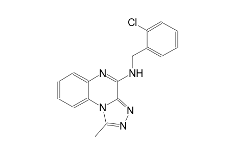[1,2,4]triazolo[4,3-a]quinoxalin-4-amine, N-[(2-chlorophenyl)methyl]-1-methyl-