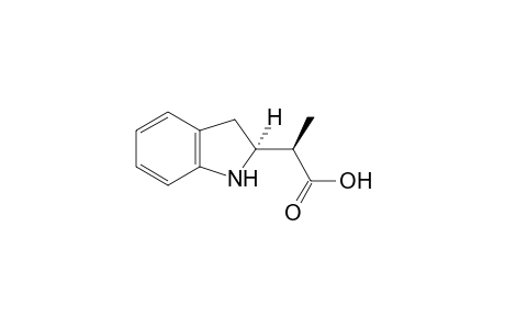 2-(2,3-dihydro-1H-indol-2-yl)propanoic acid