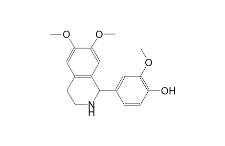 Phenol, 2-methoxy-4-(1,2,3,4-tetrahydro-6,7-dimethoxy-1-isoquinolinyl)-