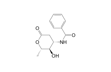 L-lyxo-Hexonic acid, 3-(benzoylamino)-2,3,6-trideoxy-, .delta.-lactone