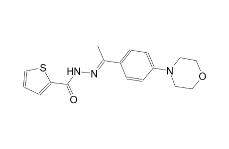 N'-{(E)-1-[4-(4-morpholinyl)phenyl]ethylidene}-2-thiophenecarbohydrazide
