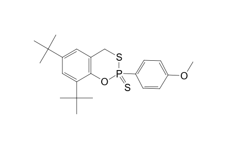 6,8-Di-tert-butyl-2-(4-methoxyphenyl)-4H-1,3,2-benzoxathiaphosphinine-2-sulfide