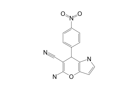 5-AMINO-1,7-DIHYDRO-7-(4-NITROPHENYL)-PYRANO-[3,2-B]-PYRROLE-6-CARBONITRILE