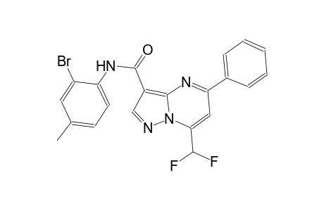 N-(2-bromo-4-methylphenyl)-7-(difluoromethyl)-5-phenylpyrazolo[1,5-a]pyrimidine-3-carboxamide