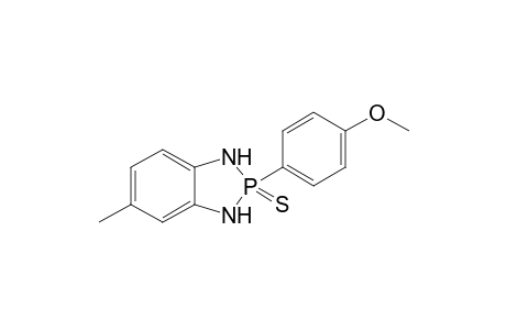 2-(4-Methoxyphenyl)-5-methyl-2,3-dihydro-1H-1,3,2-benzodiazaphosphole-2-sulfide