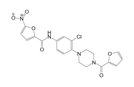 N-{3-chloro-4-[4-(2-furoyl)-1-piperazinyl]phenyl}-5-nitro-2-furamide