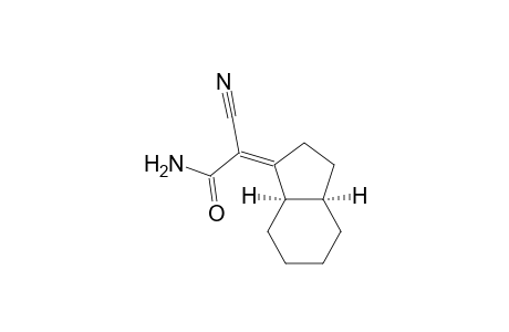 Acetamide, 2-cyano-2-(octahydro-1H-inden-1-ylidene)-, cis-