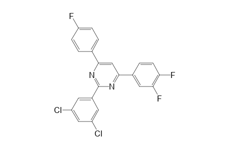 Pyrimidine, 2-(3,5-dichlorophenyl)-4-(3,4-difluorophenyl)-6-(4-fluorophenyl)-