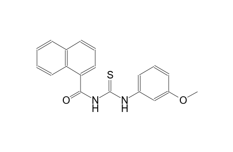 N-(3-methoxyphenyl)-N'-(1-naphthoyl)thiourea