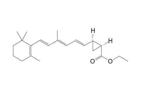Ethyl cis-13,14-dihydro-13-desmethyl-13,14-methyleneretinoates