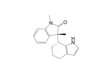 [3,7'-Bi-1H-indol]-2(3H)-one, 4',5',6',7'-tetrahydro-1,3-dimethyl-, (R*,R*)-