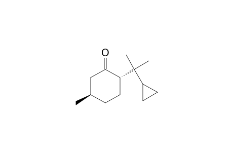 (2S,5R)-2-(2-cyclopropylpropan-2-yl)-5-methyl-1-cyclohexanone