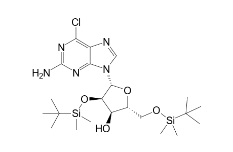 (2R,3R,4R,5R)-5-(2-amino-6-chloro-9-purinyl)-4-[tert-butyl(dimethyl)silyl]oxy-2-[[tert-butyl(dimethyl)silyl]oxymethyl]-3-oxolanol