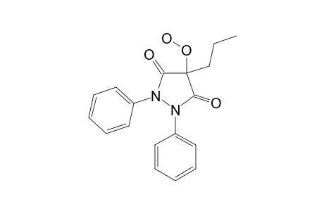 4-HYDROPEROXY-4-PROPYL-1,2-DIPHENYLPYRAZOLIDINE-3,5-DIONE
