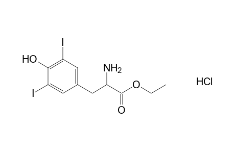 L-3,5-diiodotyrosine, ethyl ester, hydrochloride