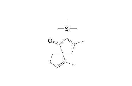 Spiro[4.4]nona-2,6-dien-1-one, 3,6-dimethyl-2-(trimethylsilyl)-