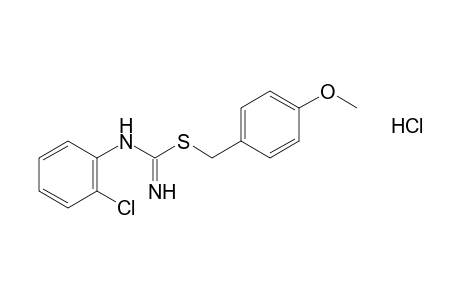 3-(o-chloropenyl)-2-(p-methoxybenzyl)-2-thiopseudourea, monohydrochloride