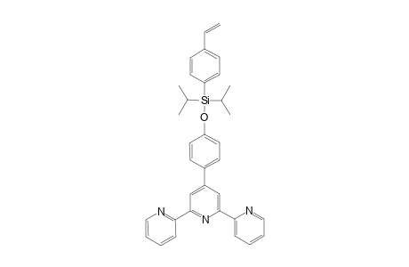 poly{4-[bis(isopropyl)(terpyridinophenoxy)silyl]}styrene resin
