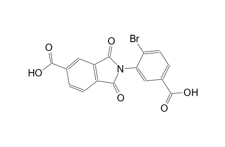 1H-isoindole-5-carboxylic acid, 2-(2-bromo-5-carboxyphenyl)-2,3-dihydro-1,3-dioxo-
