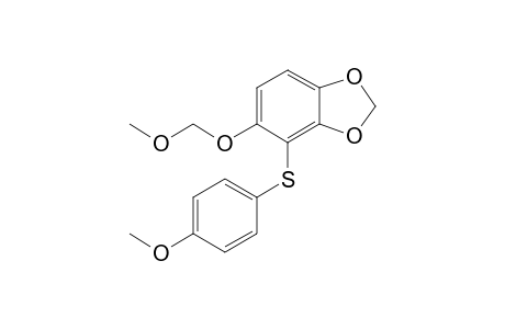 4-[(4'-Methoxyphenyl)thio]-5-(methoxymethoxy)-1,3-benzodioxole