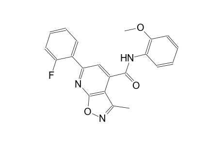 isoxazolo[5,4-b]pyridine-4-carboxamide, 6-(2-fluorophenyl)-N-(2-methoxyphenyl)-3-methyl-