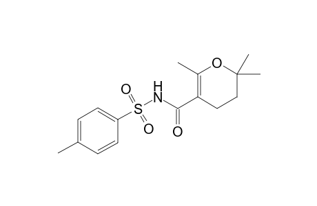 3,4-Dihydro-2,2,6-trimethyl-N-[4-methylphenyl)-sulfonyl]-2H-pyran-5-carboxamide