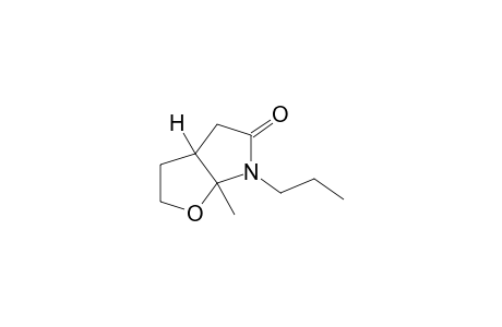 6a-methyl-6-propyl-2,3,3a,4-tetrahydro-5H-furo[2,3-b]pyrrol-5-one