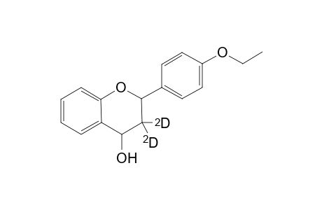 2H-1-Benzopyran-3-d-4-ol, 2-(4-ethoxyphenyl)-3,4-dihydro-3-d-