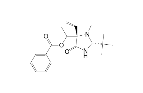 4-Imidazolidinone, 5-[1-(benzoyloxy)ethyl]-2-(1,1-dimethylethyl)-5-ethenyl-3-methyl-