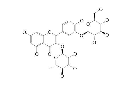 QUERCETIN-3-RHAMNOPYRANOSYL-3'-GLUCOPYRANOSIDE